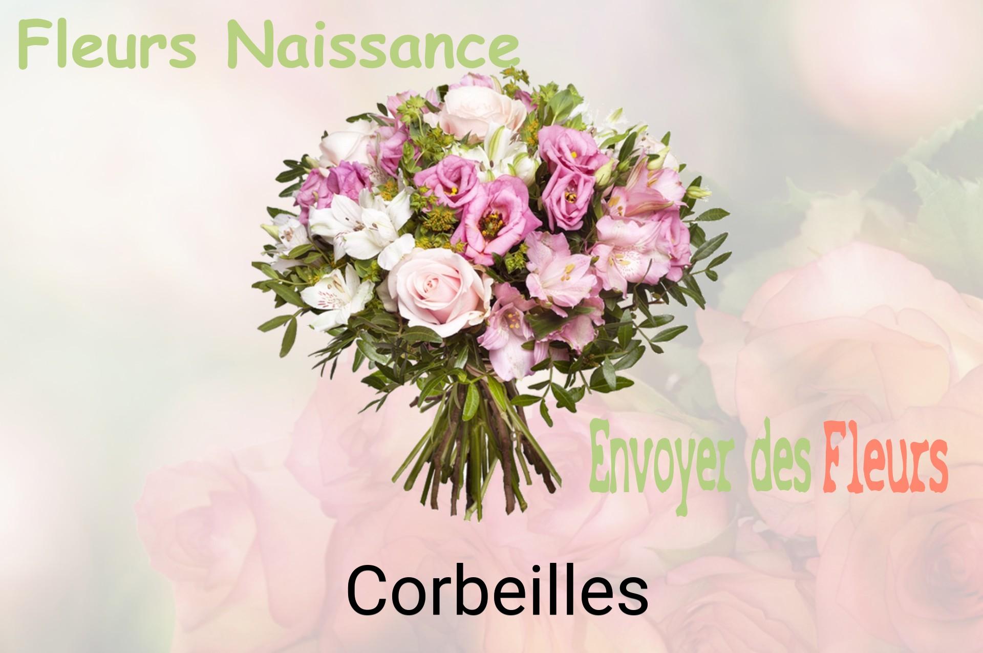 Bouquet de fleurs de naissance livré à Corbeilles