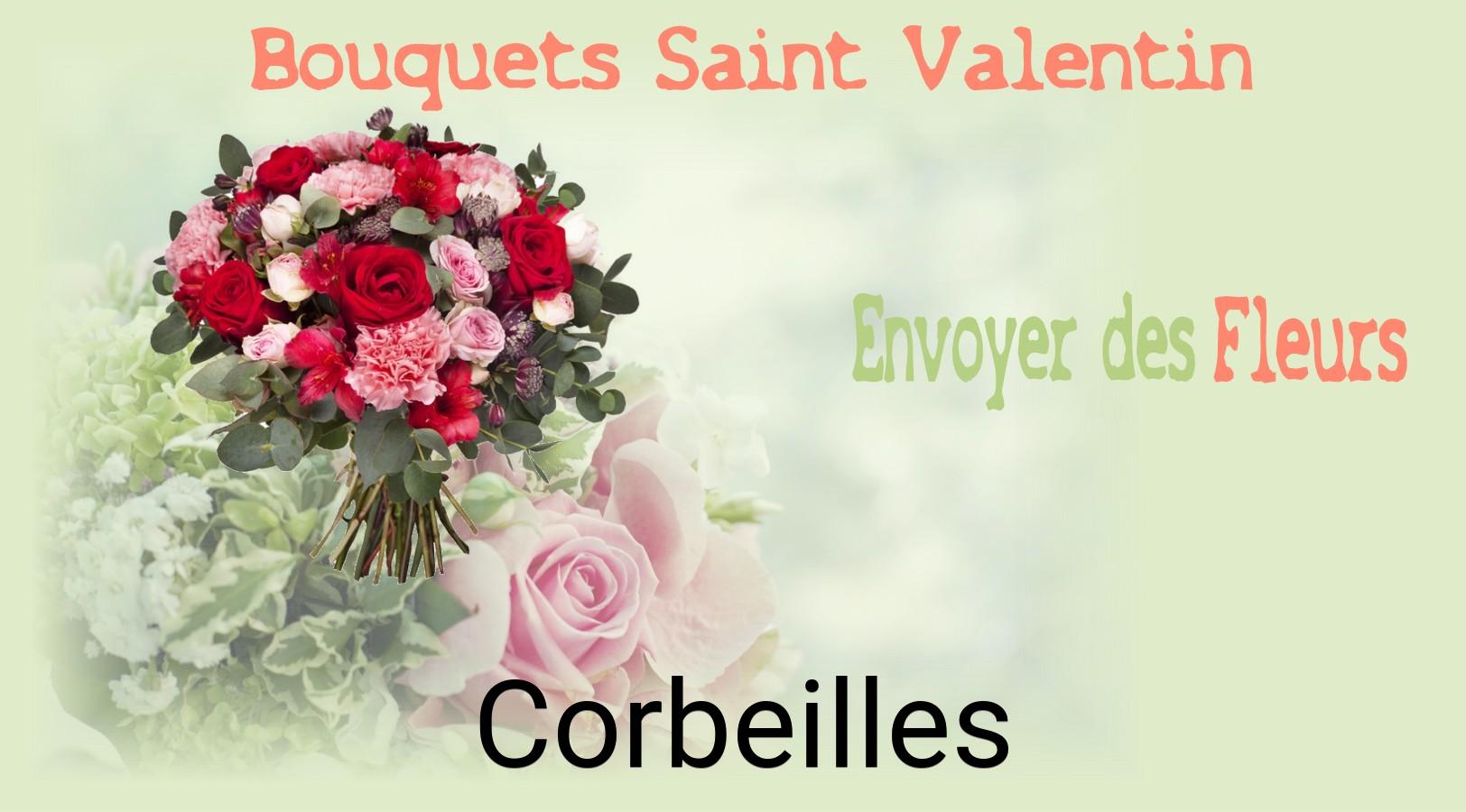 Roses de Saint-Valentin livrées à Corbeilles